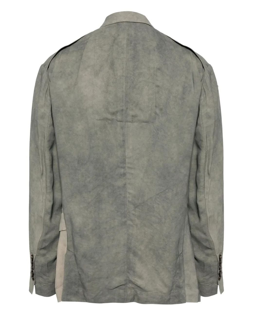 Ziggy Chen Gray Silk Blend Shirt for men