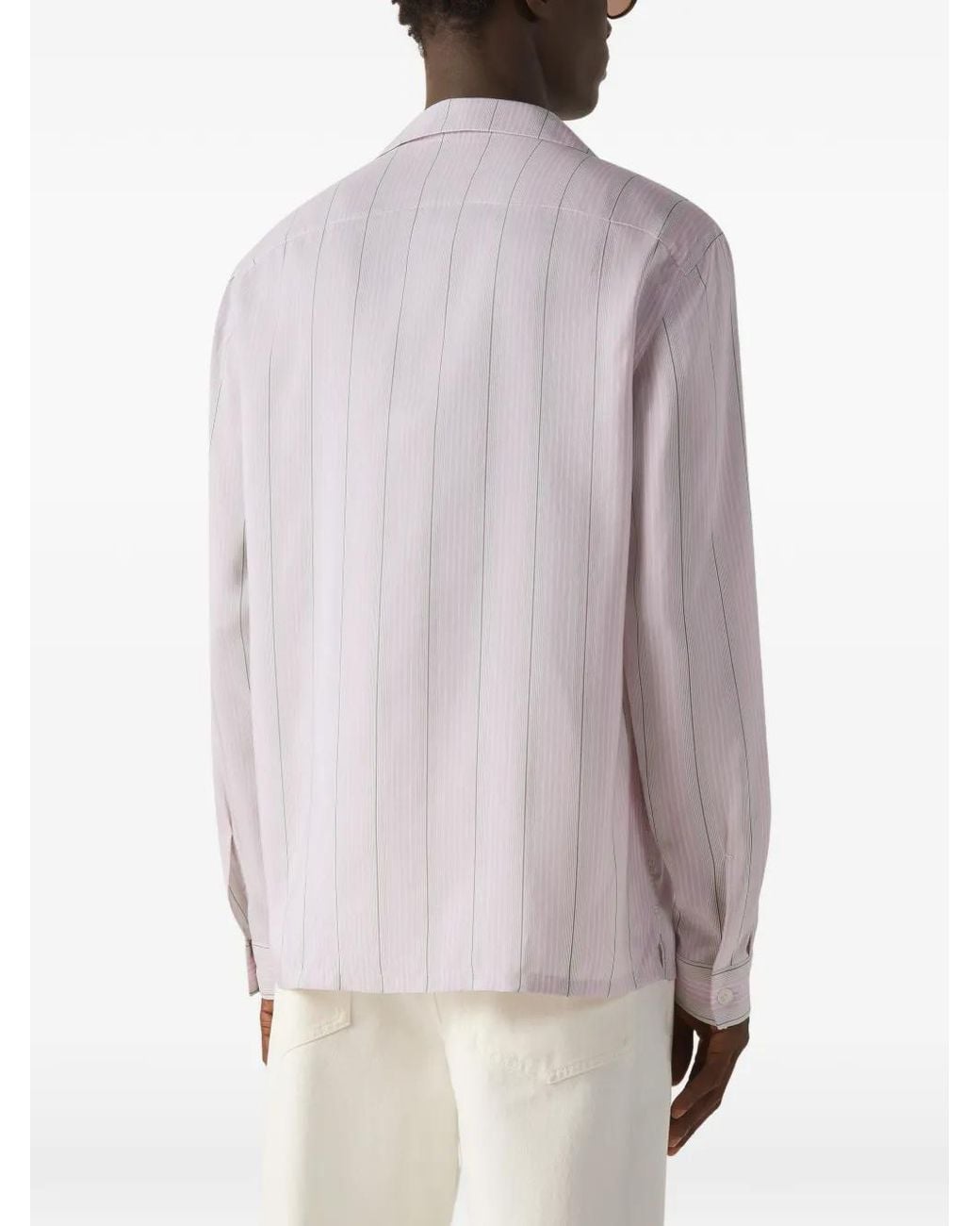 Zegna White Silk Shirt for men