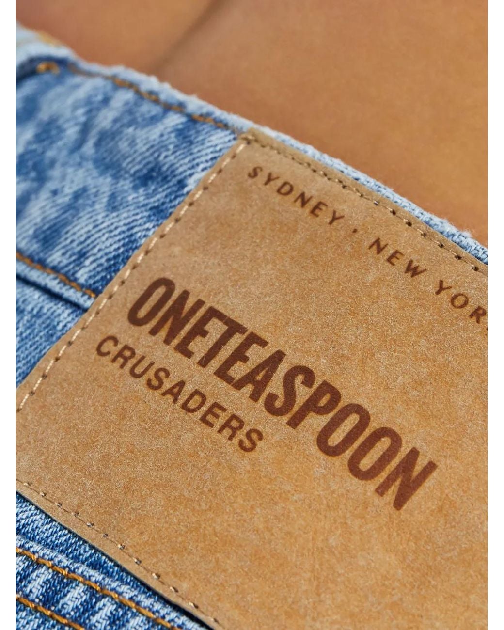 One Teaspoon Blue Tie-Dye Jeans