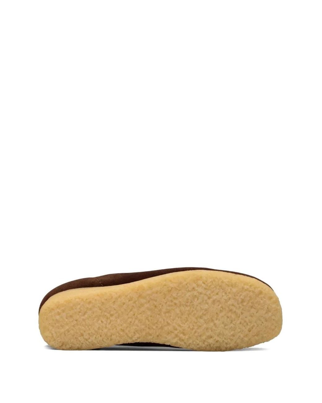 Clarks Brown Suede Check-Trimmed Boots for men