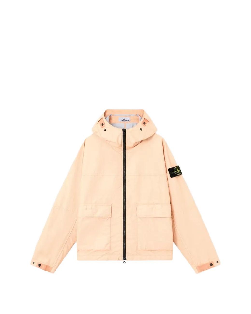 Stone Island Natural 4100004 Membrana 3L Tc Hooded Jacket for men