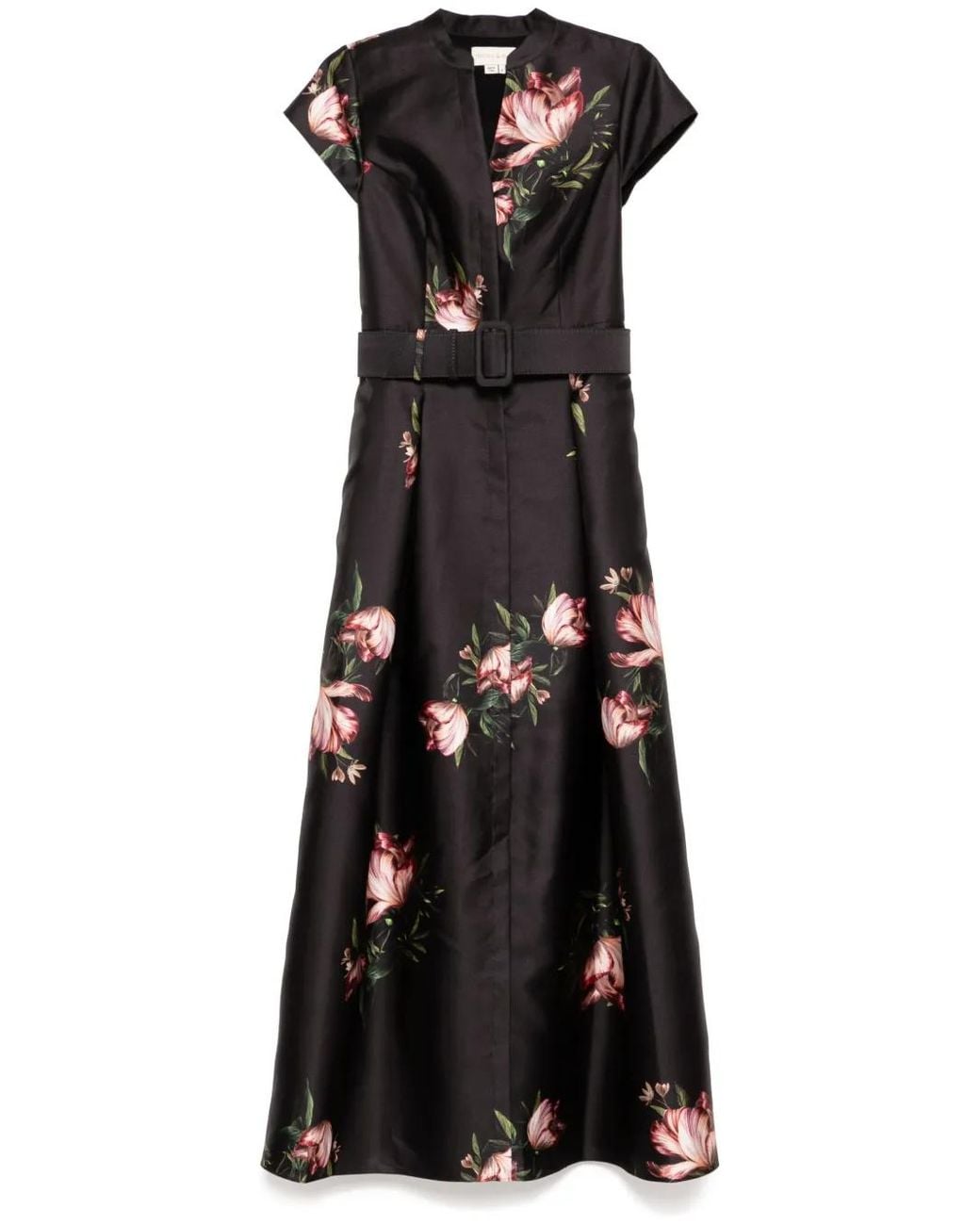 Sachin & Babi Black Marta Gown