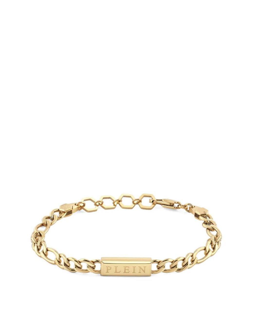 Philipp Plein Metallic Chain-Link Bracelet for men
