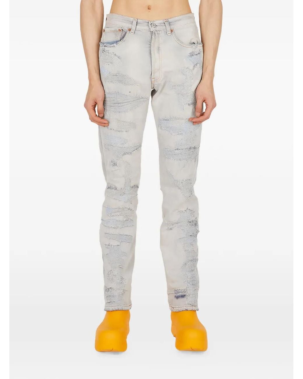 Vaqueros Con Efecto Envejecido NOTSONORMAL de color Gray