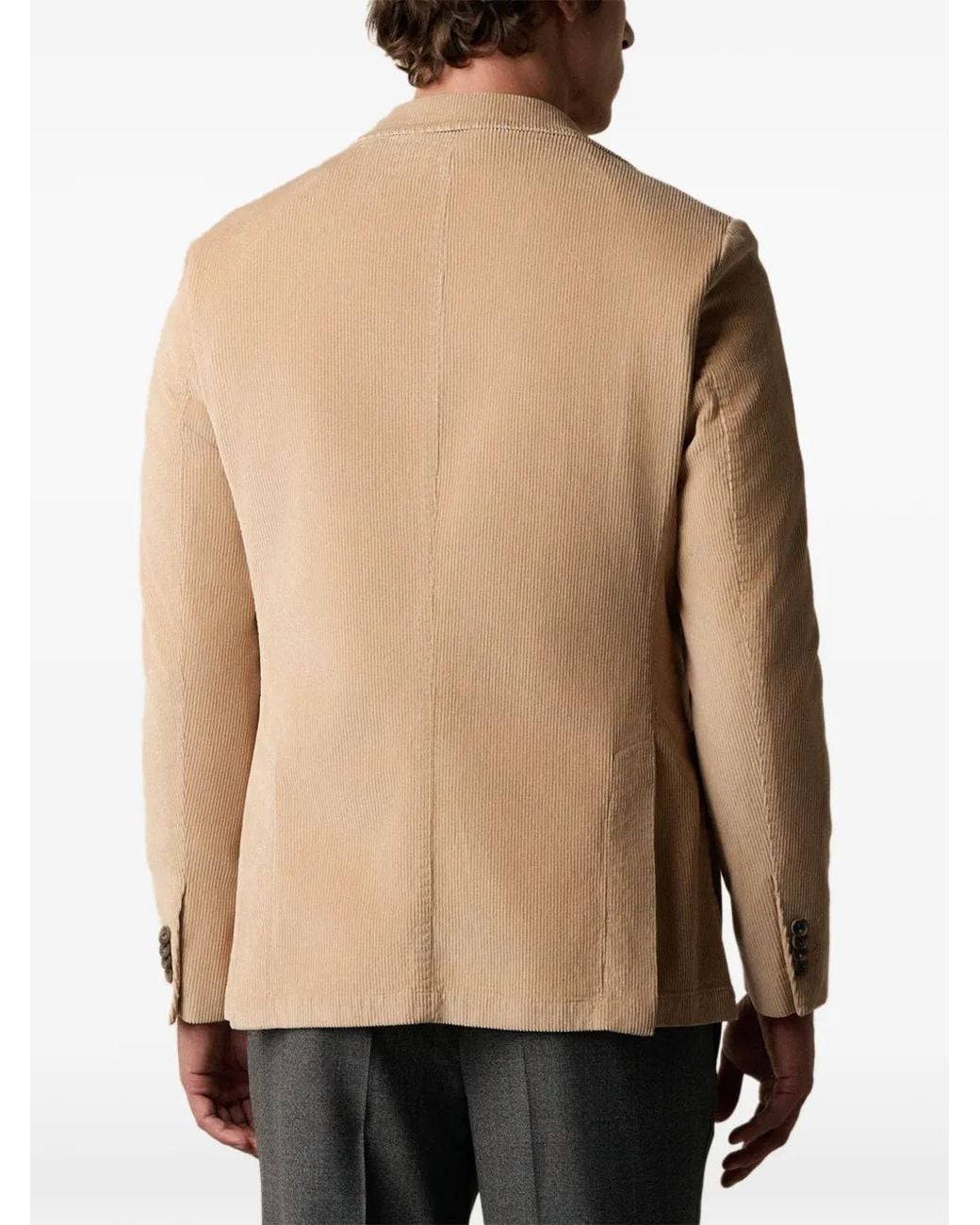 Brooks Brothers Natural Corduroy-Textured Blazer for men