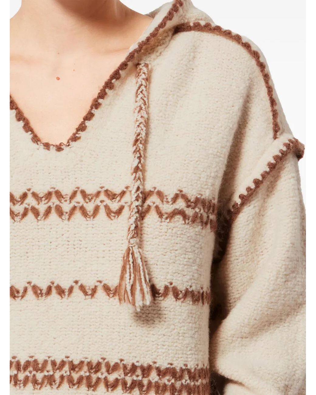 Isabel Marant White Ecru Wool Jersey
