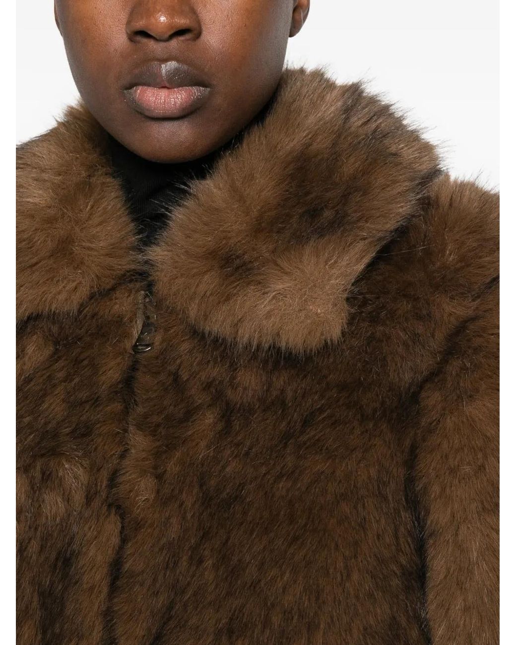 Canadian Brown Alberta Faux-Fur Jacket