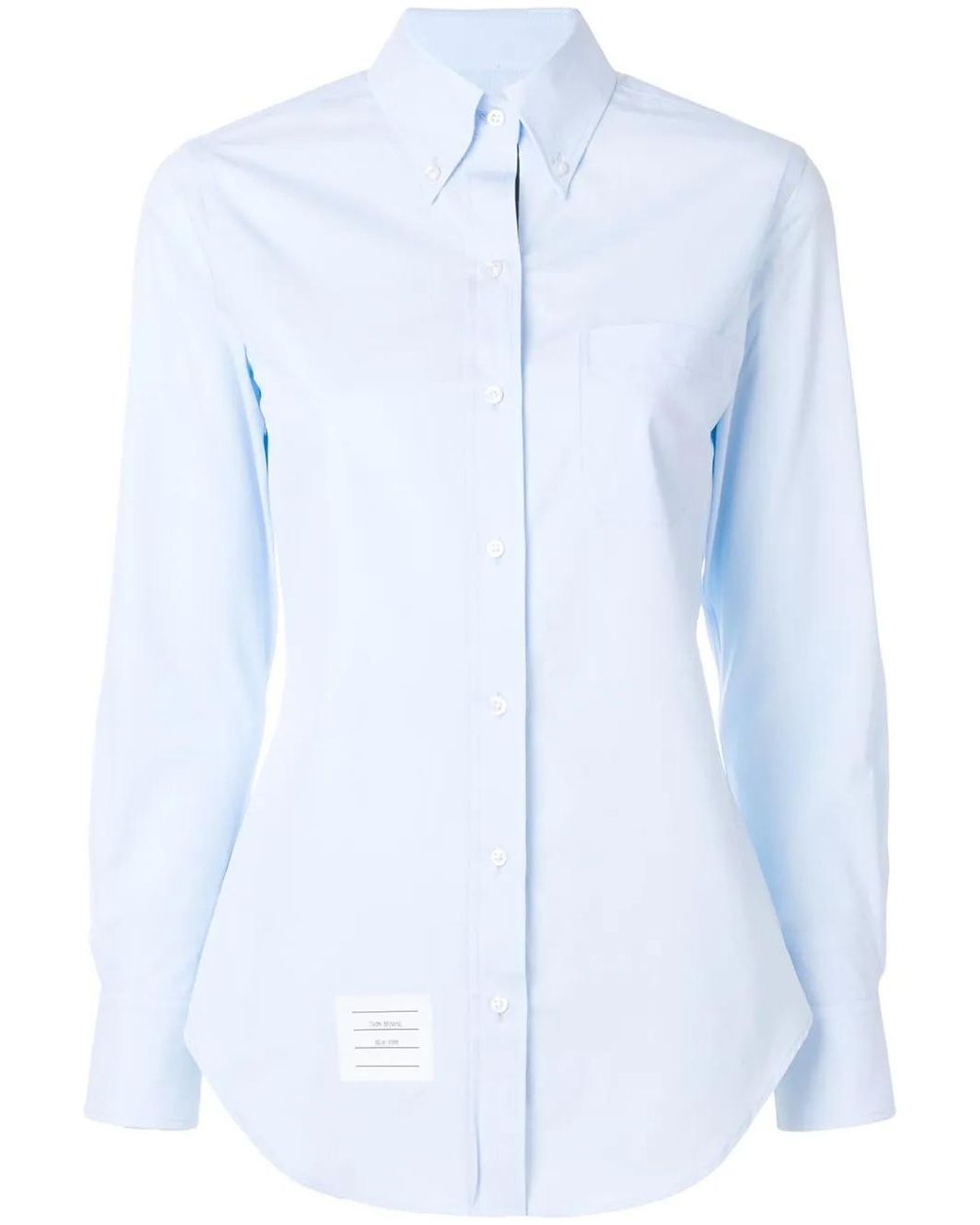 Thom Browne Button-Down Blouse in het Blue