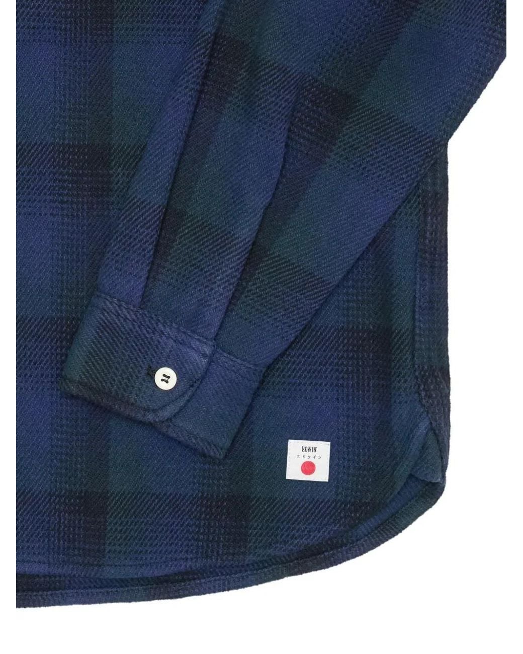 Edwin Work Japan Hemd Mit Karomuster in Blue für Herren