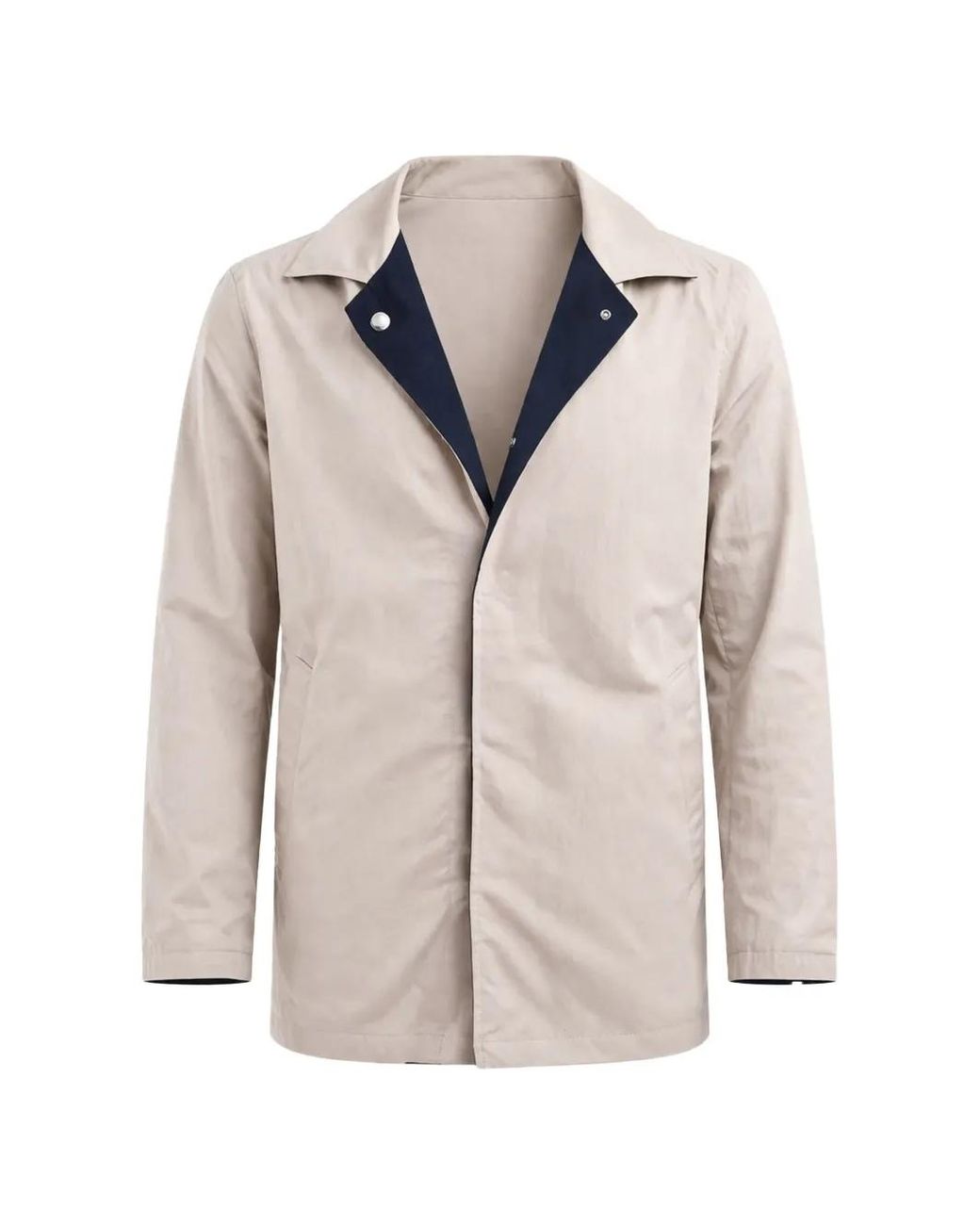 Kiton Blue Collared Jacket for men
