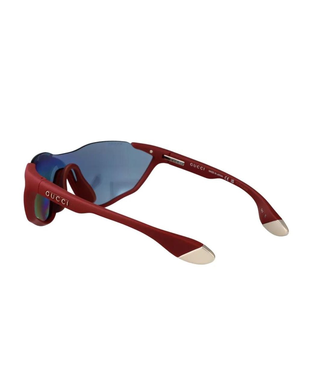 Gucci Blue Mask-Shaped Sunglasses