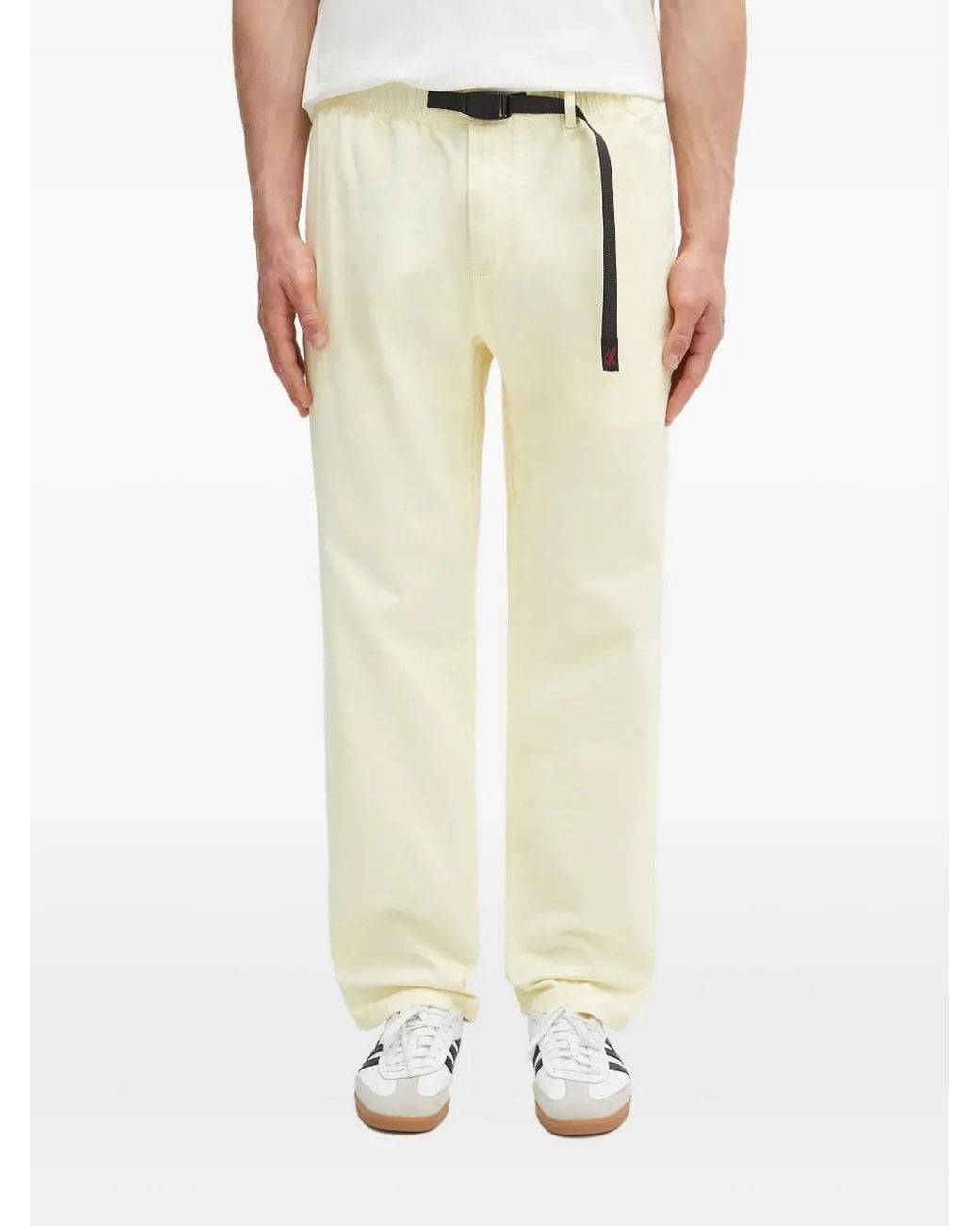 Gramicci Yellow Elasticated-Waist Regular Trousers for men