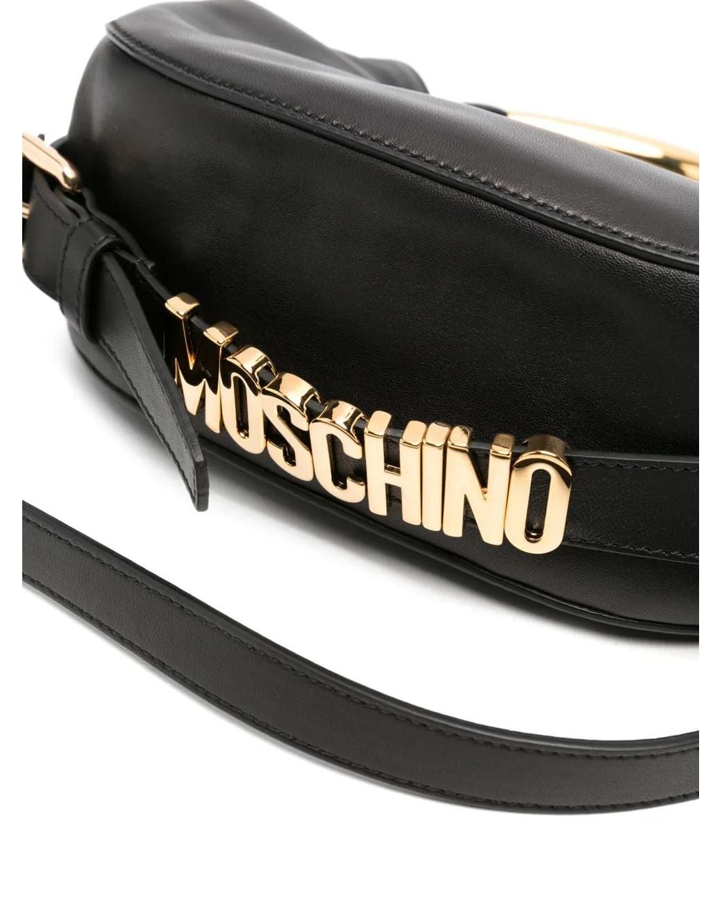 Moschino Black Top-Handle Tote Bag