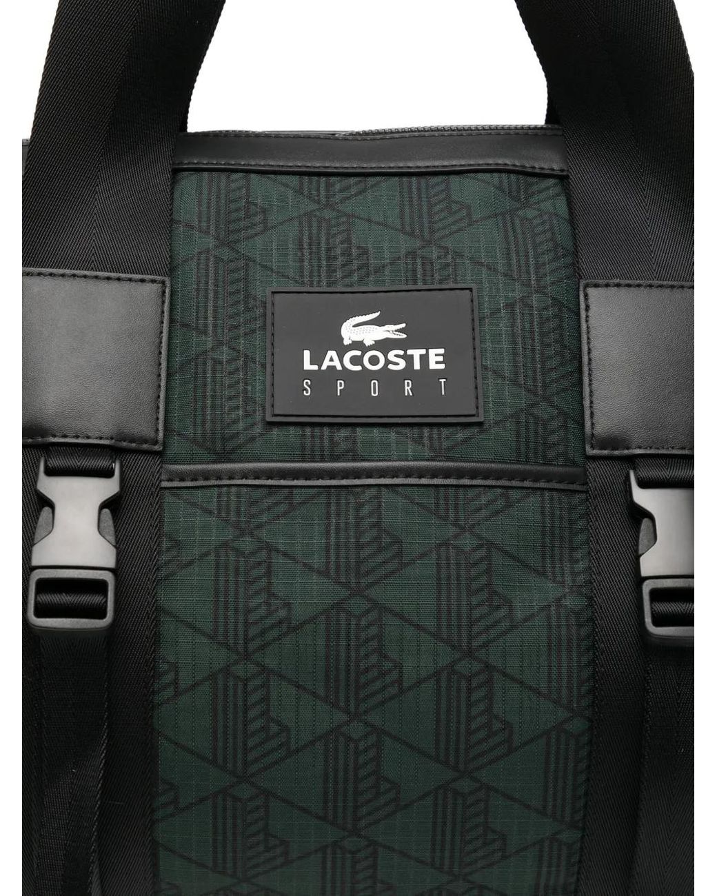 Lacoste Boston Logo Patched Bag in Black for Men | Lyst