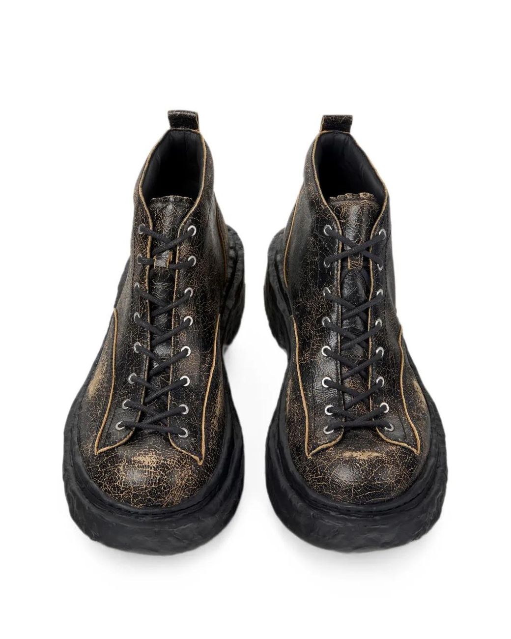 CAMPERLAB Black Vamonos Leather Ankle Boots