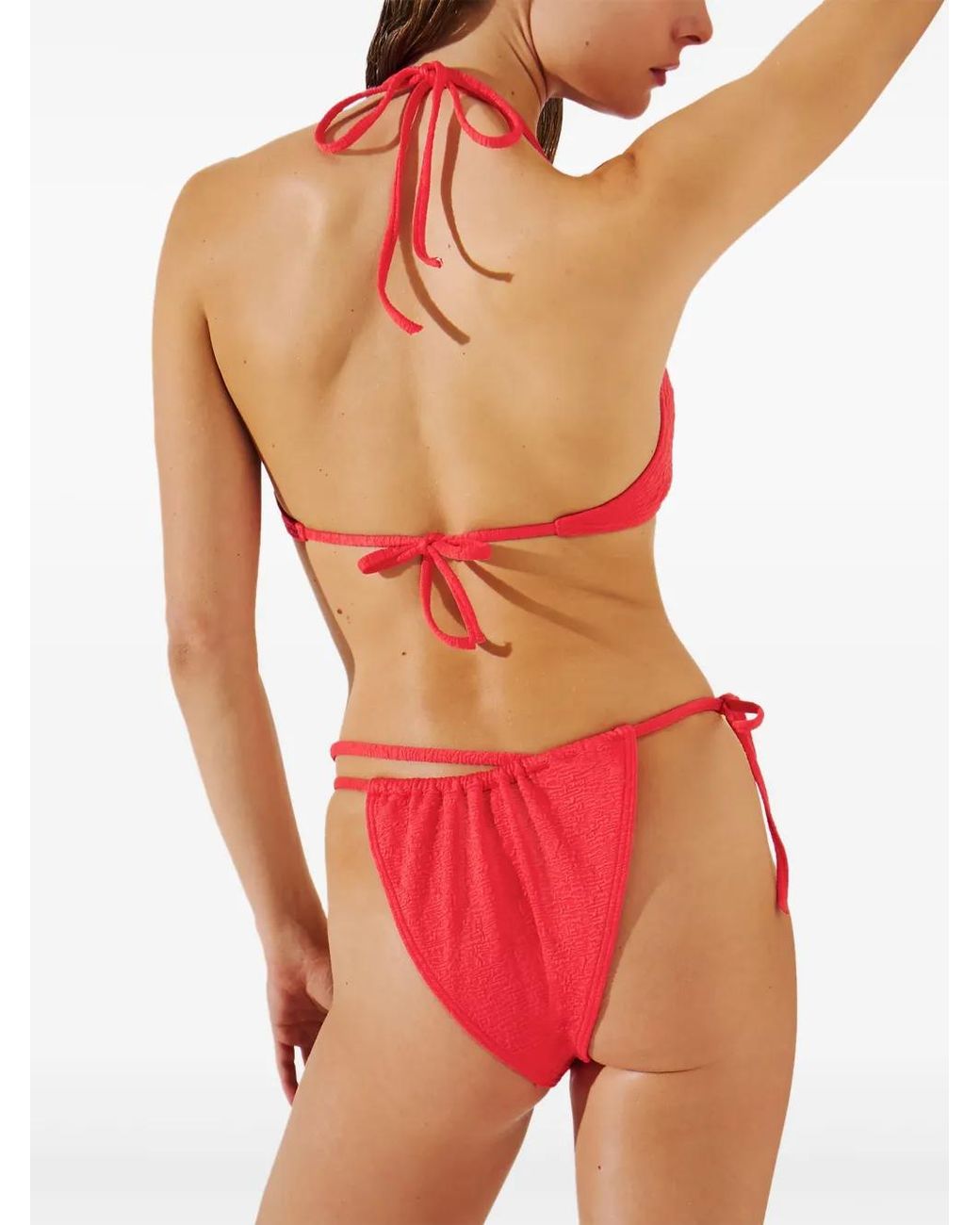 Karl Lagerfeld Dna Textured Bikini Top