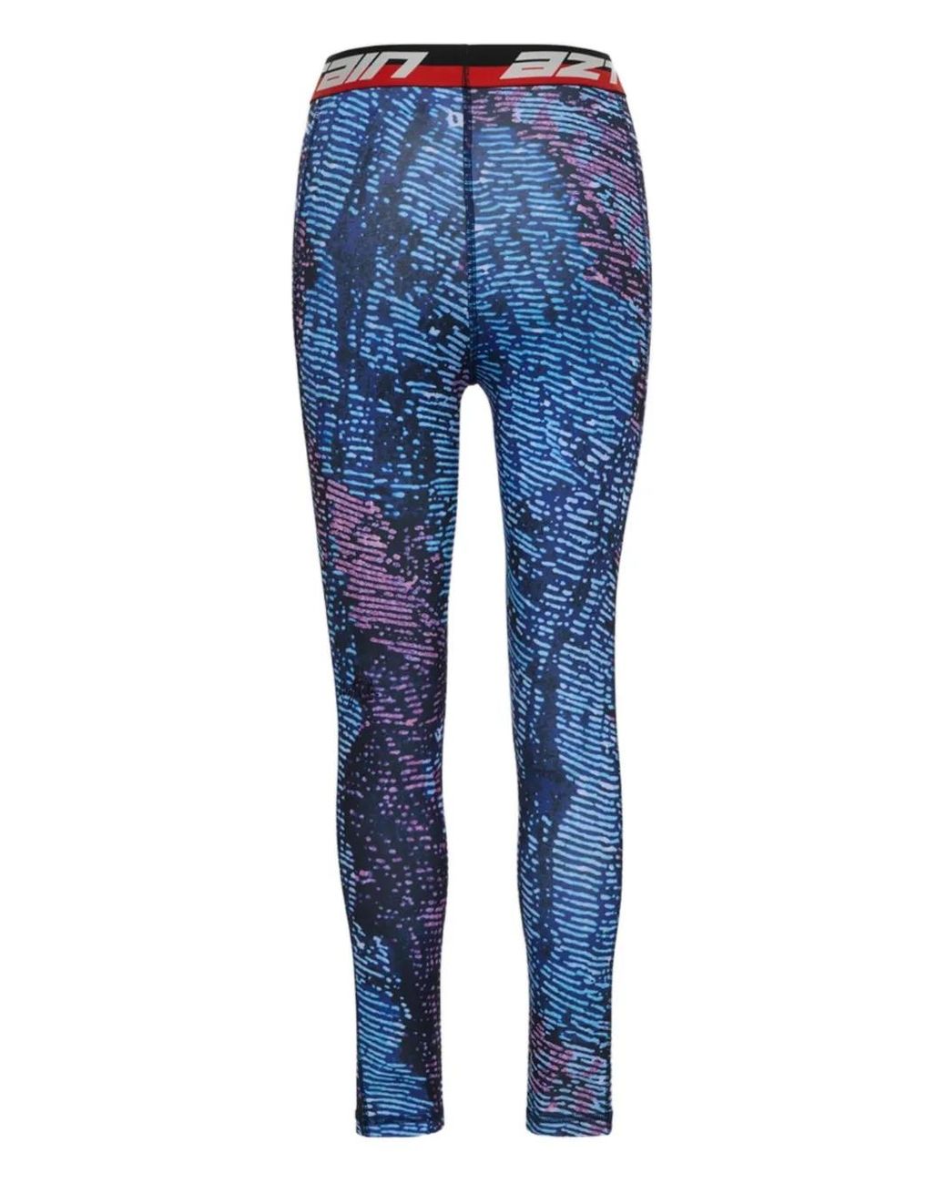 Aztech Mountain Blue Next To Skin Printed Leggings