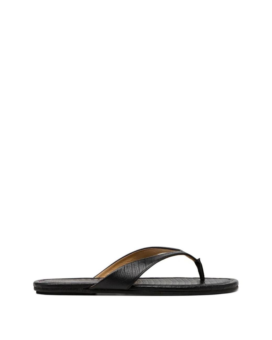 Marsèll Black Infrafilo Stitching Sandals for men