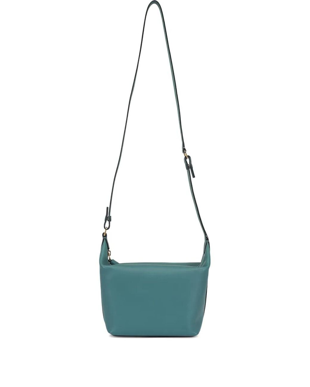 Valextra Blue Mini Mochi Shoulder Bag