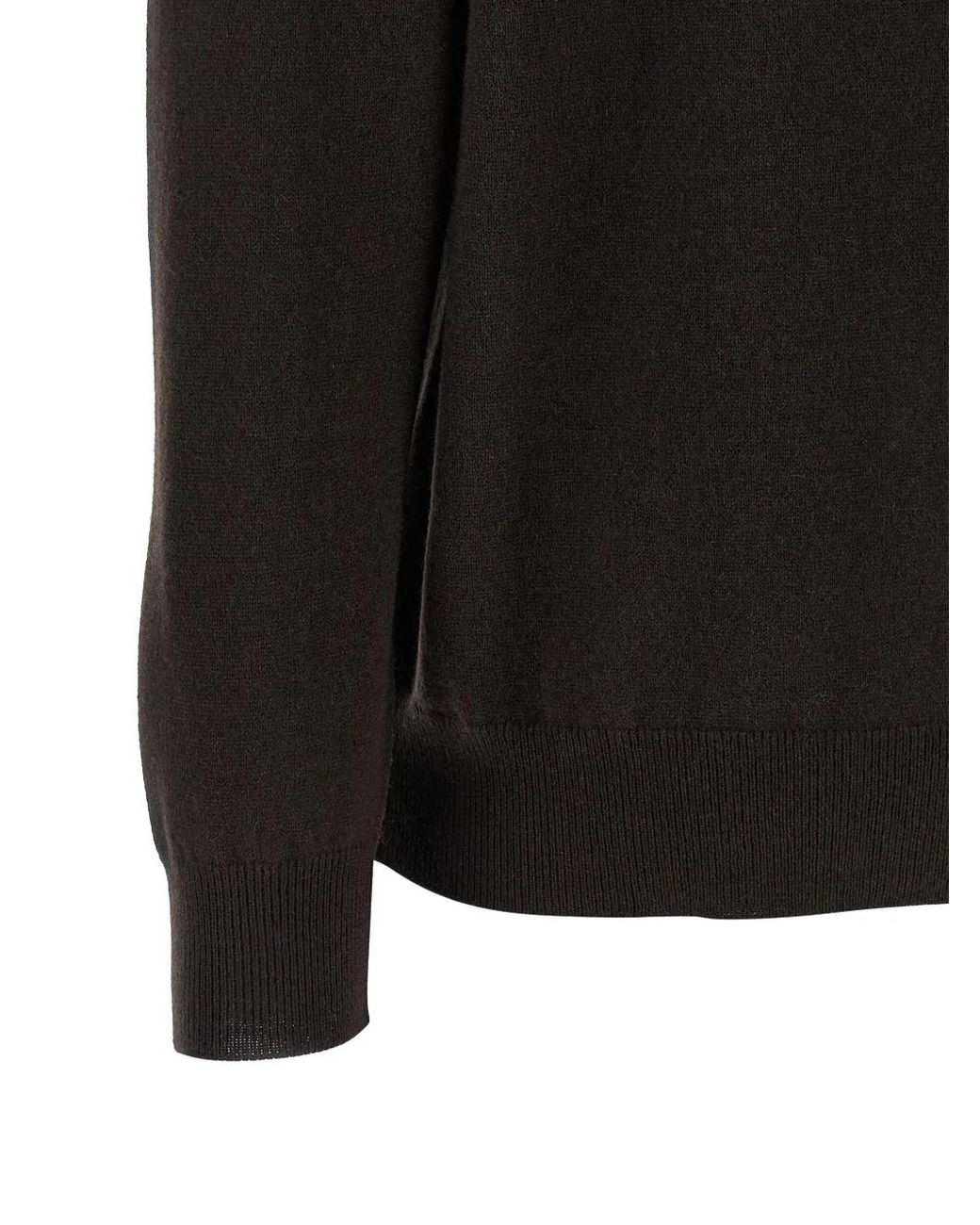 Brunello Cucinelli Black High-Neck Sweater