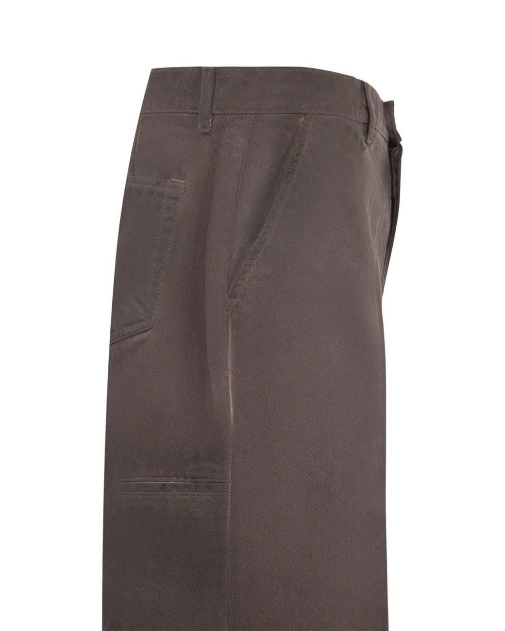 Rick Owens Gray Work Shorts for men