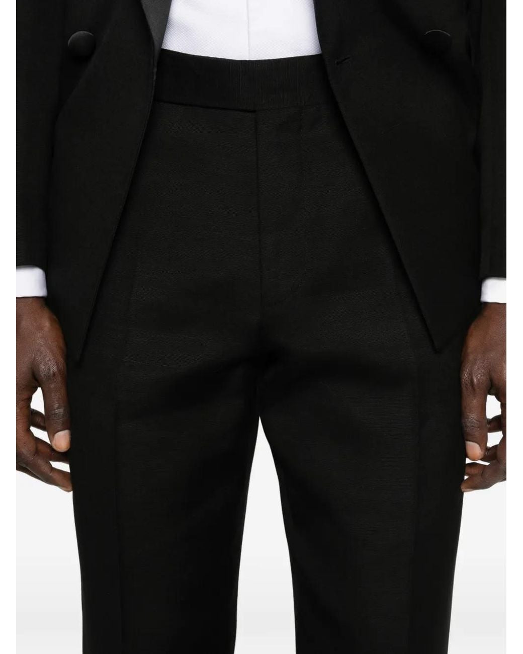 Lardini Black Shawl-Lapel Suit for men