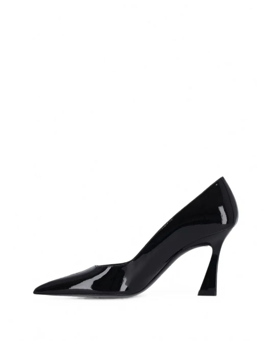 Stuart Weitzman Black Vinnie 85 Pointed-Toe Pumps