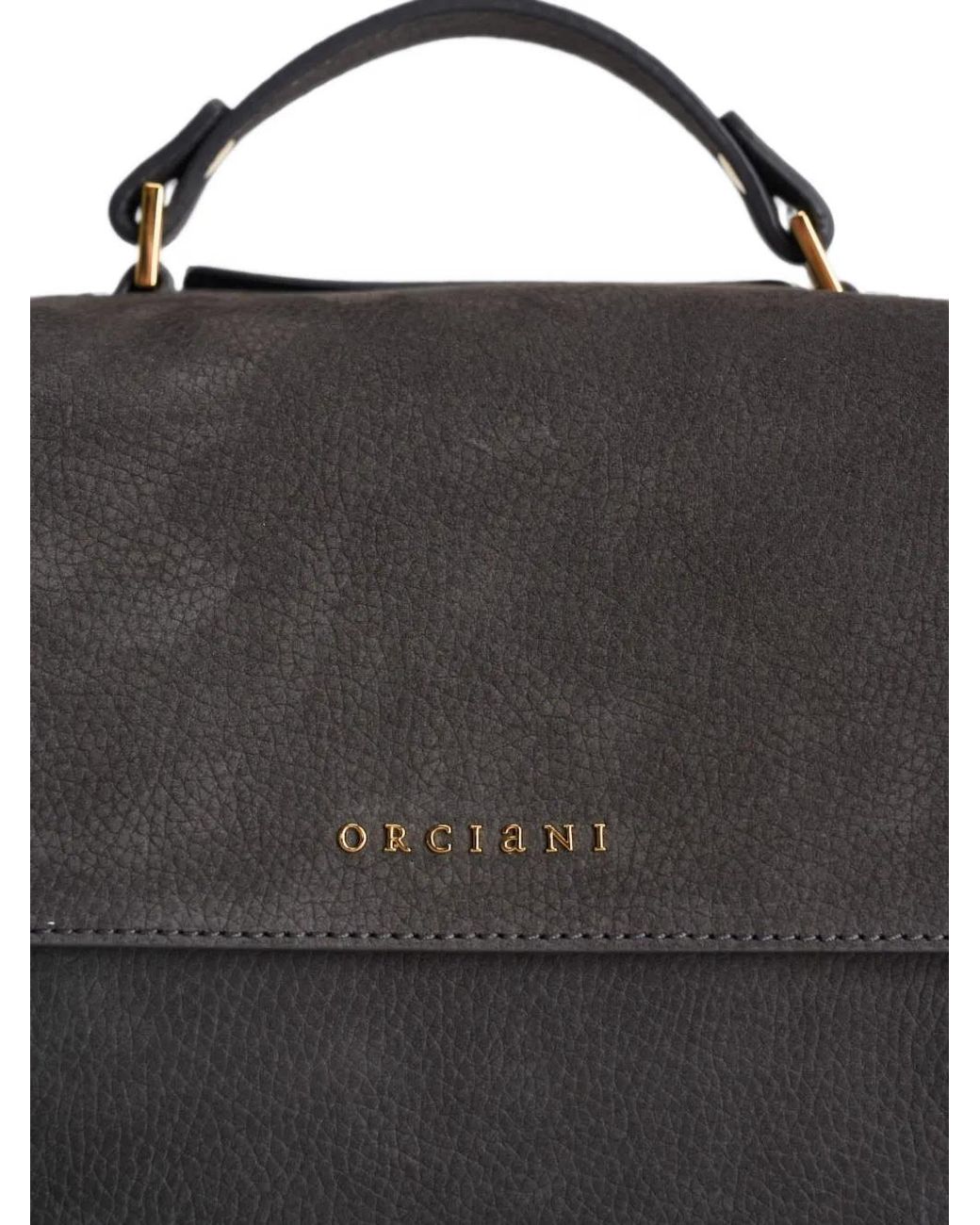 Orciani Black Small Sveva Shoulder Bag