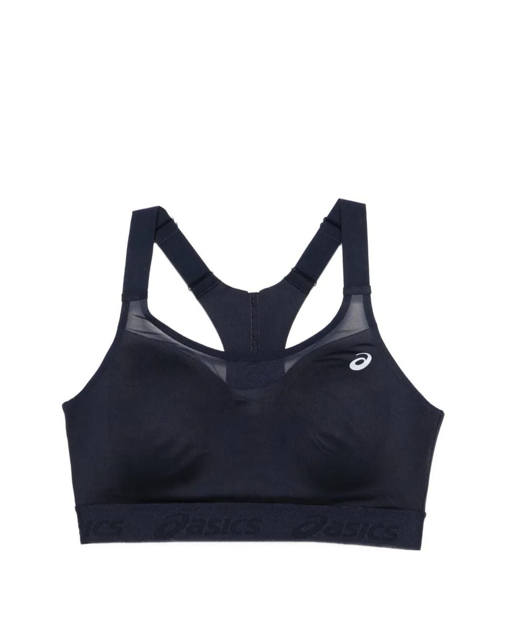 Asics Blue Road Combination Mesh Panel Bra