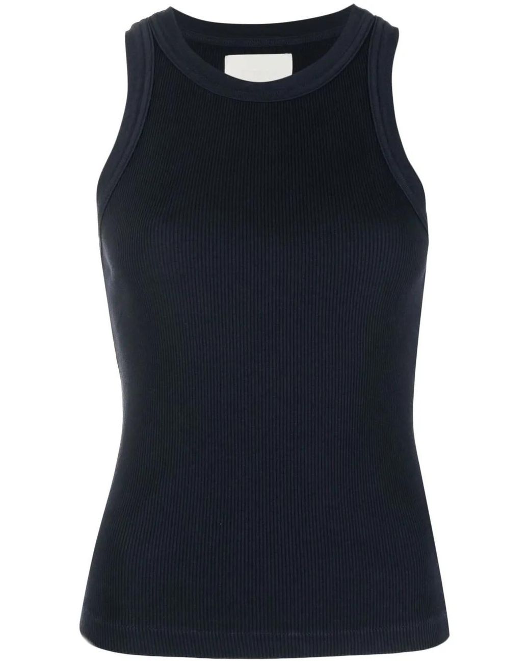 Citizens of Humanity Blue Sleeveless Ribbed Top