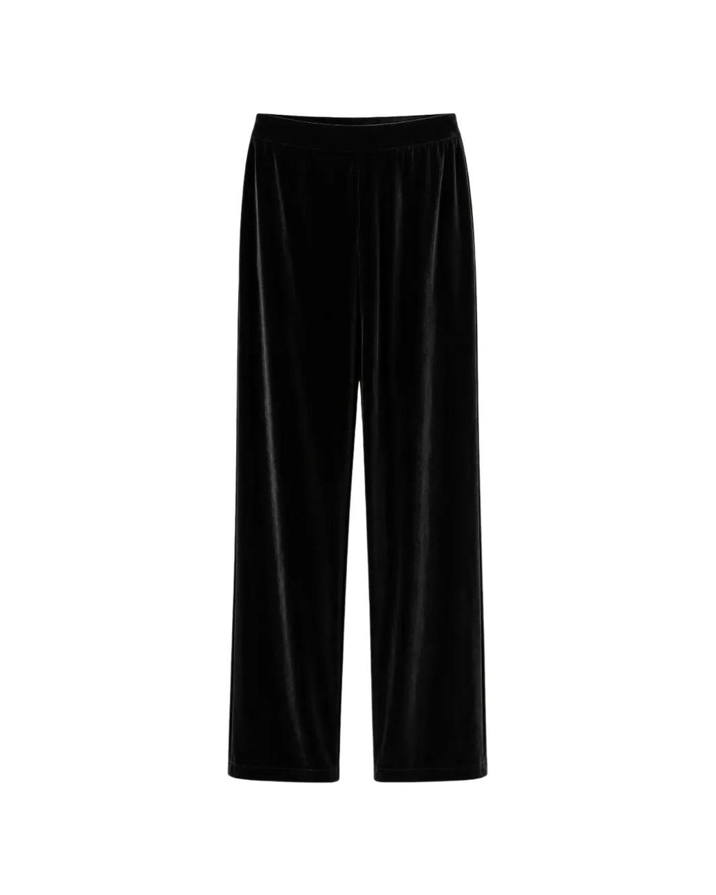 Clips Black Elasticated-Waist Trousers