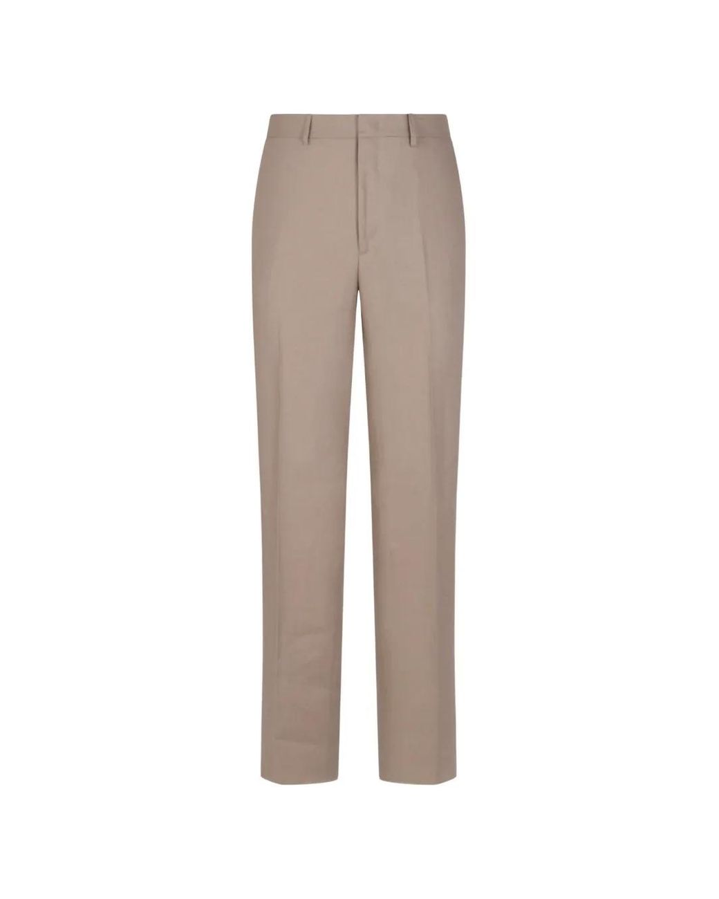 Tagliatore Natural Linen Straight-Leg Trousers for men