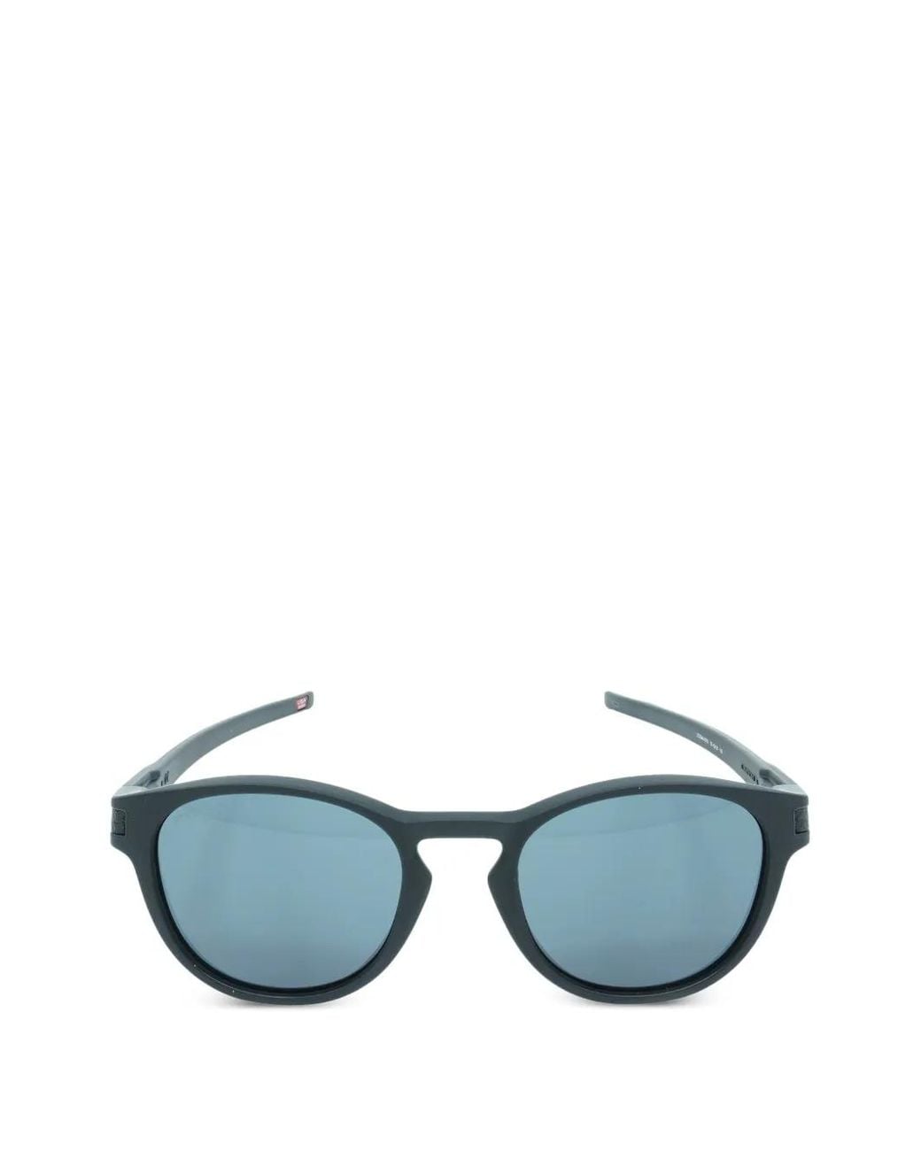 Oakley Blue Latch Round-Frame Sunglasses for men