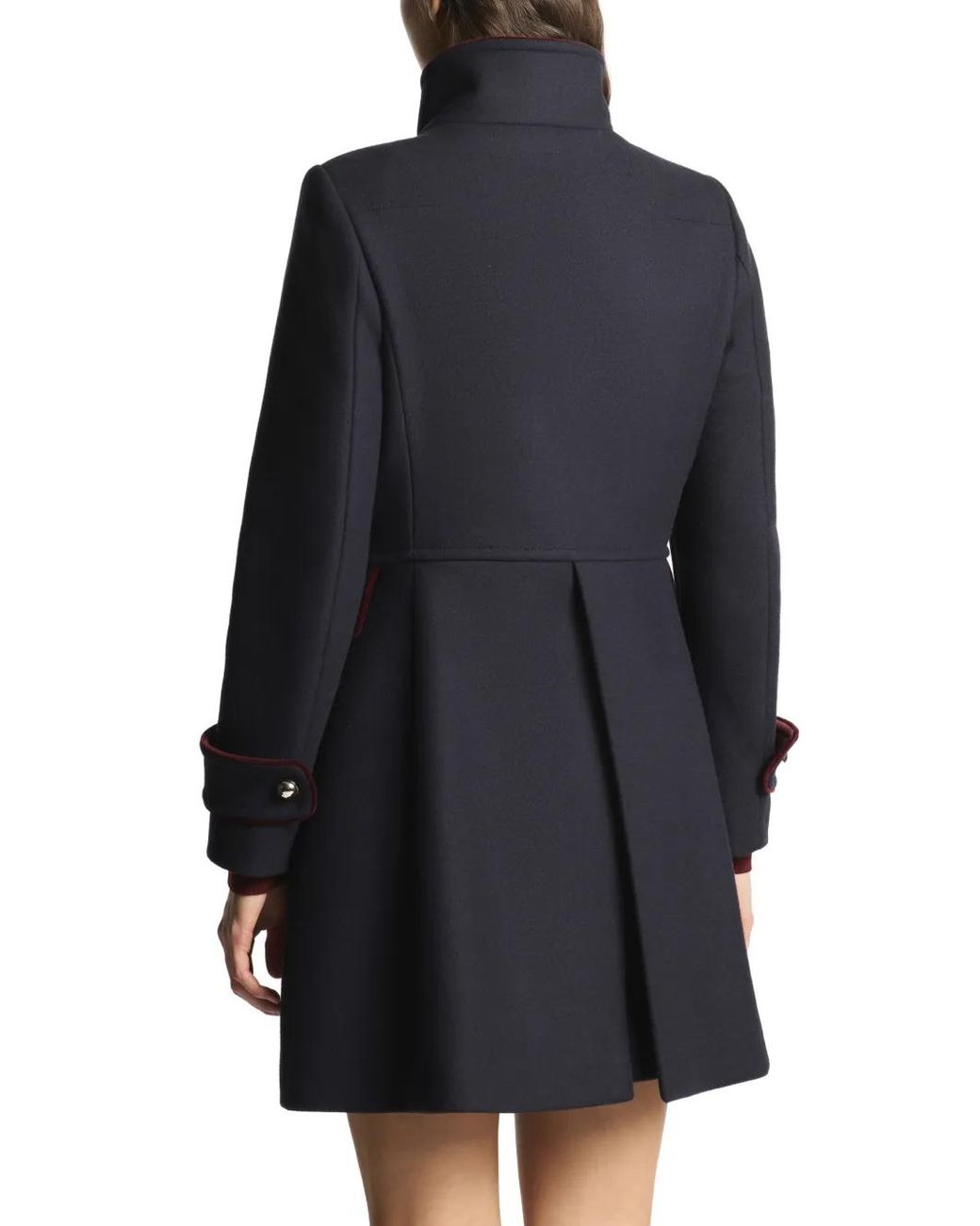 Fay Blue Manteau Virginia À Fermoirs Mousqueton