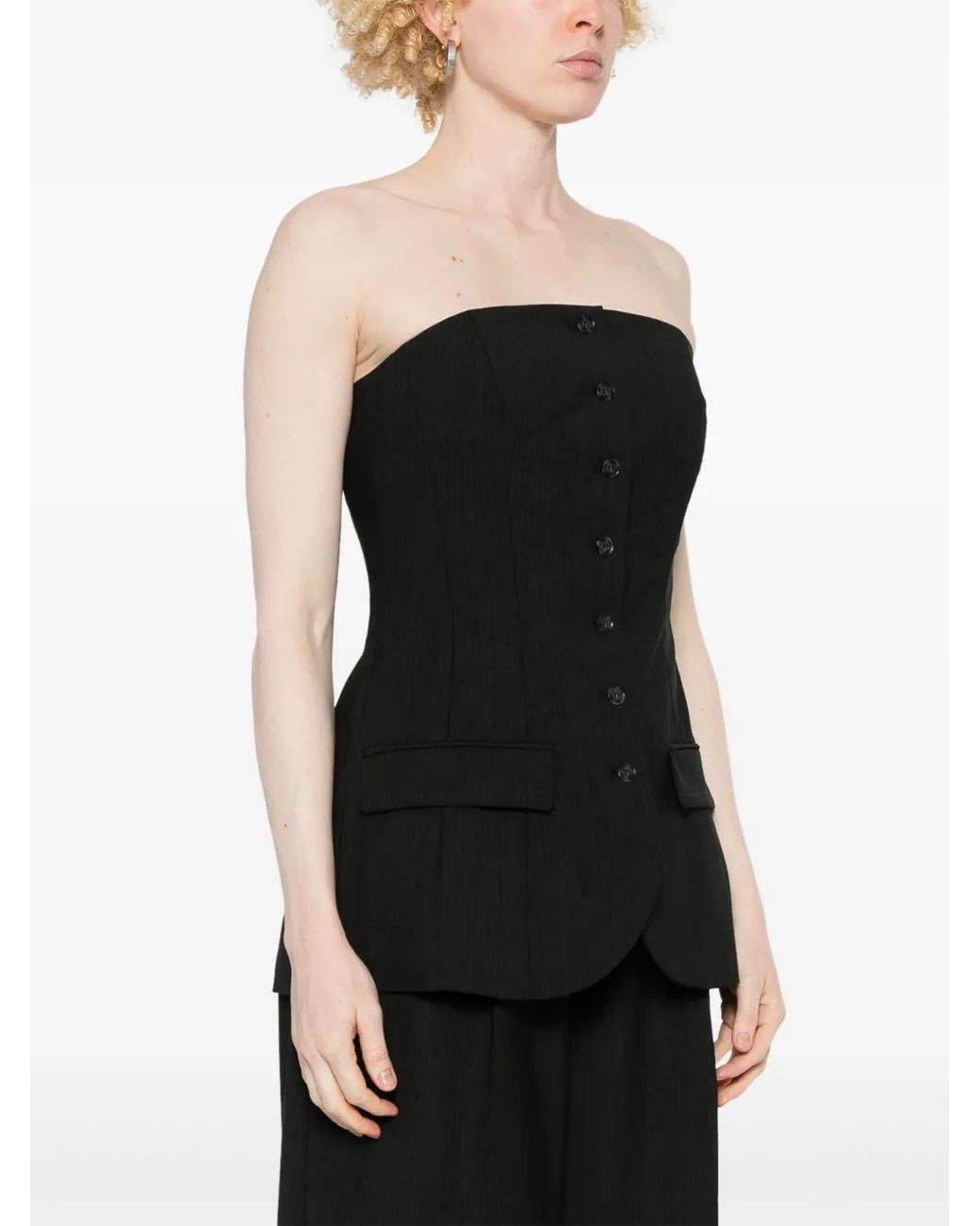 Herskind Black Jacqui Corsage Top