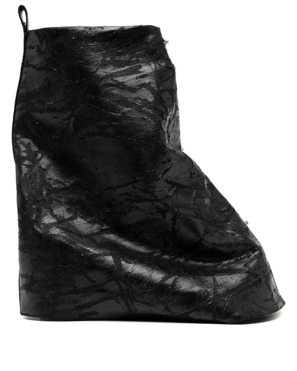 Rick Owens Black Knee-Length Boots