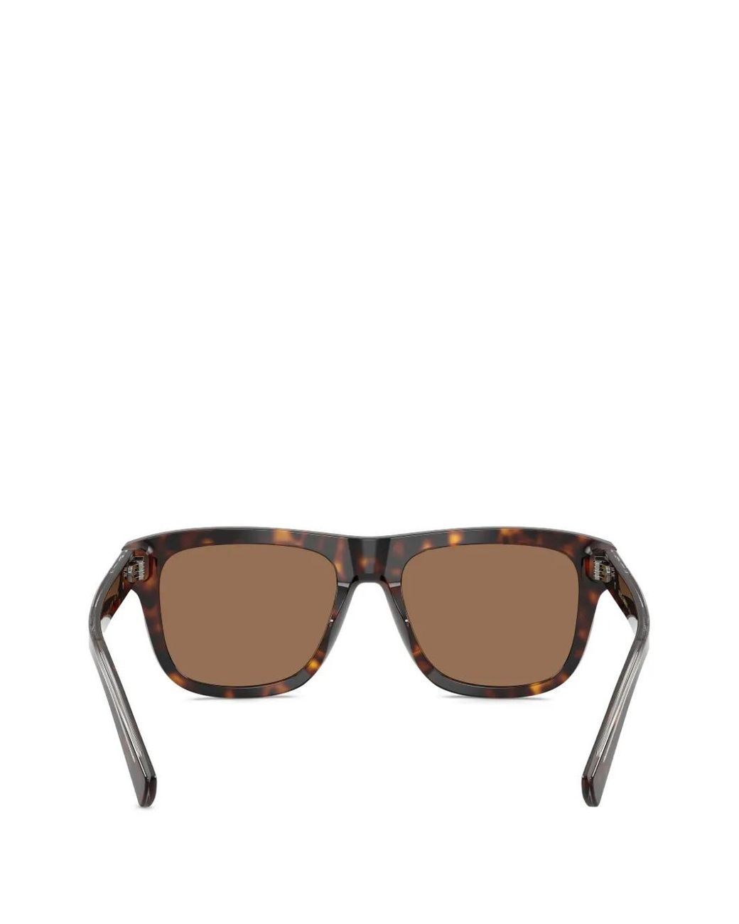 Dolce & Gabbana Brown Tortoiseshell-Effect Square-Frame Sunglasses for men