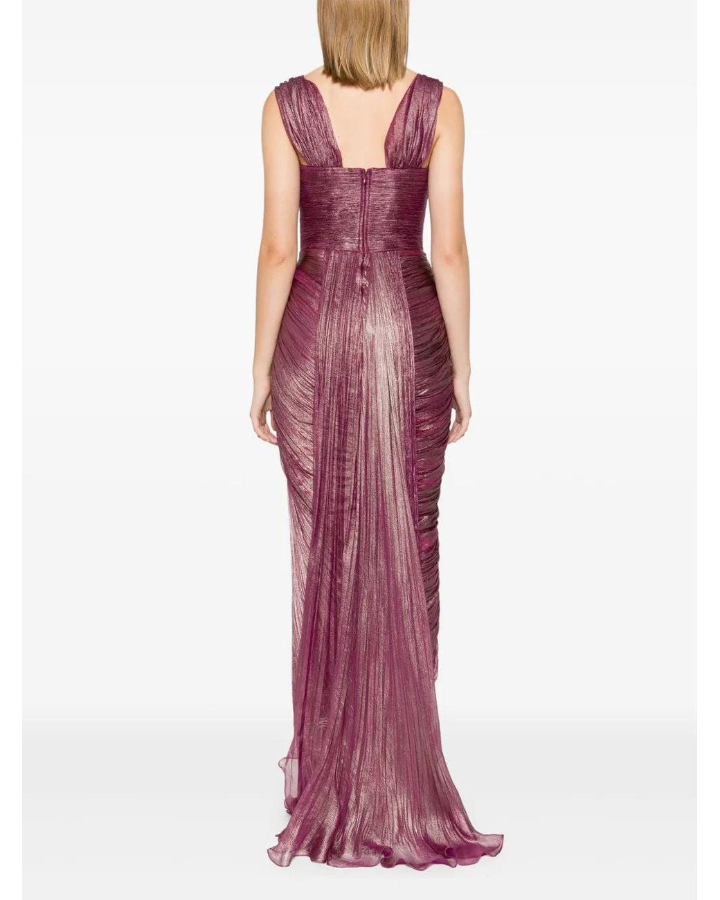 IRIS SERBAN Purple Layali Gown