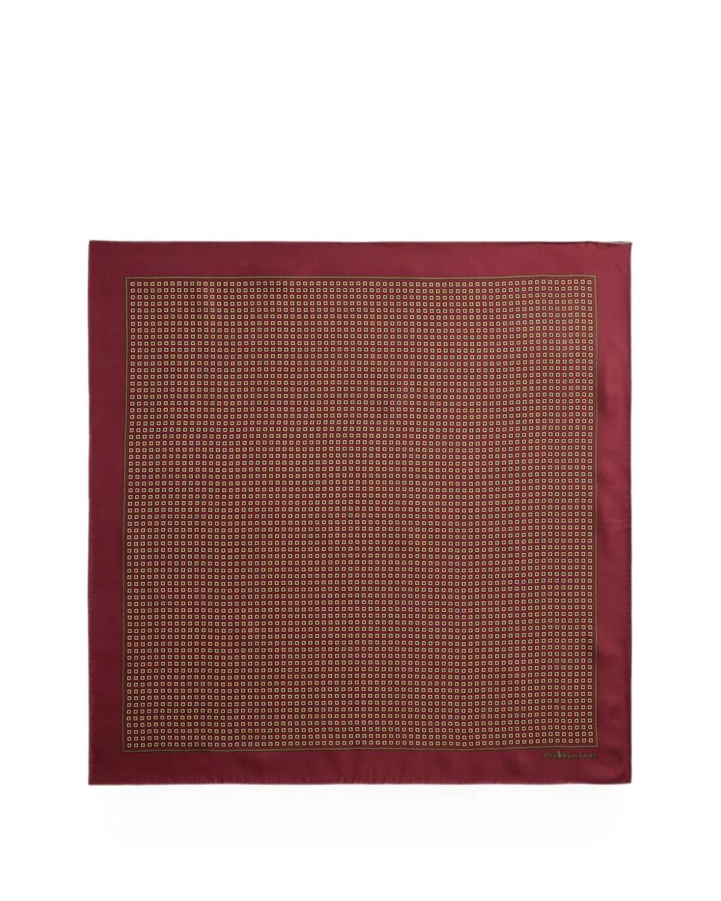 Polo Ralph Lauren Red Foulard-Motif Square Scarf