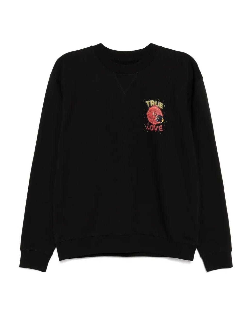 Sky High Farm Black Graphic-Print Sweatshirt