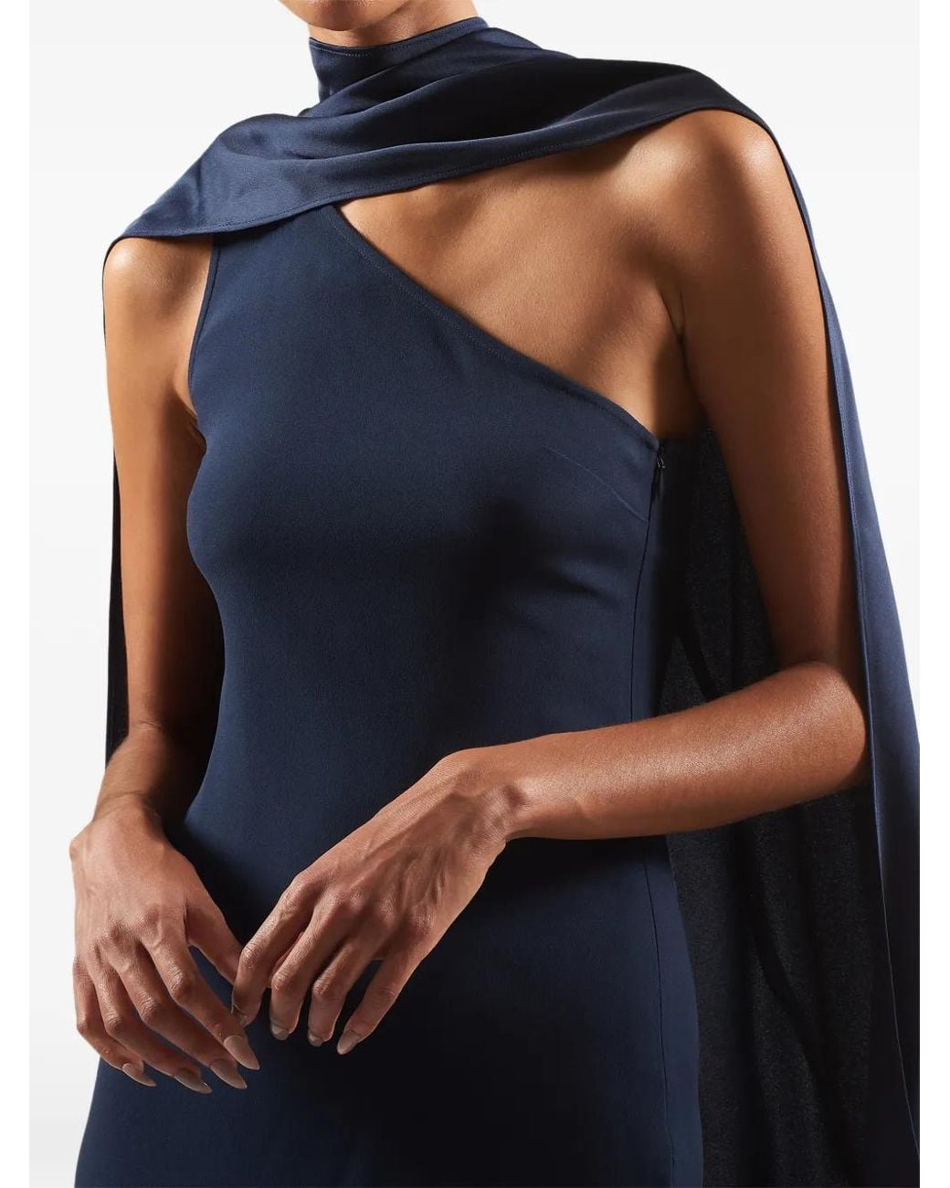 Taller Marmo Blue Berenson Fringed Maxi Dress