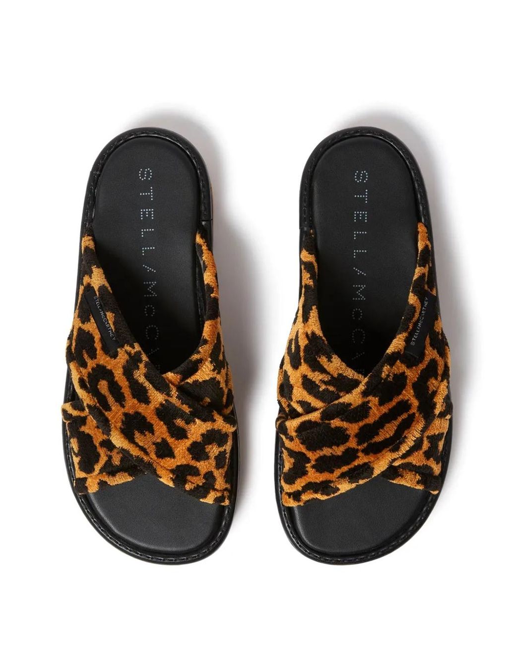 Stella McCartney Brown Sneak-Elyse Platform Slides