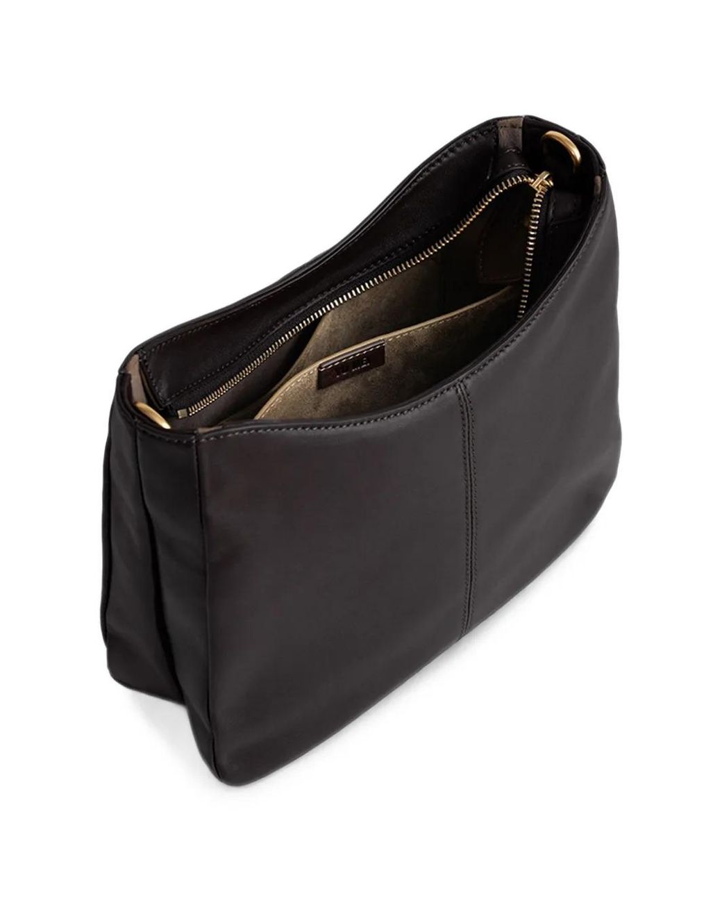 Yu Mei Black Joan Leather Shoulder Bag
