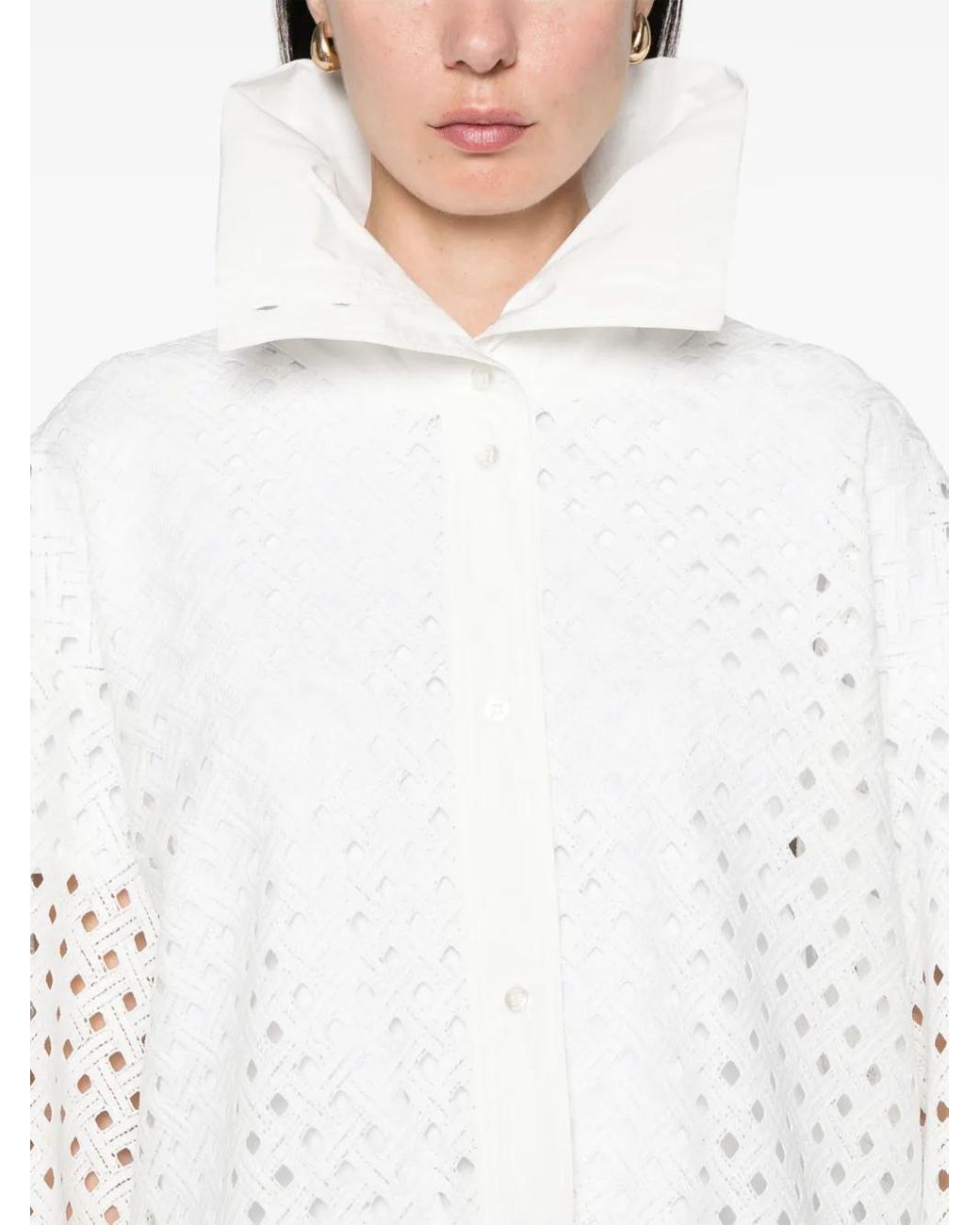 Camisa Calada Herno de color White