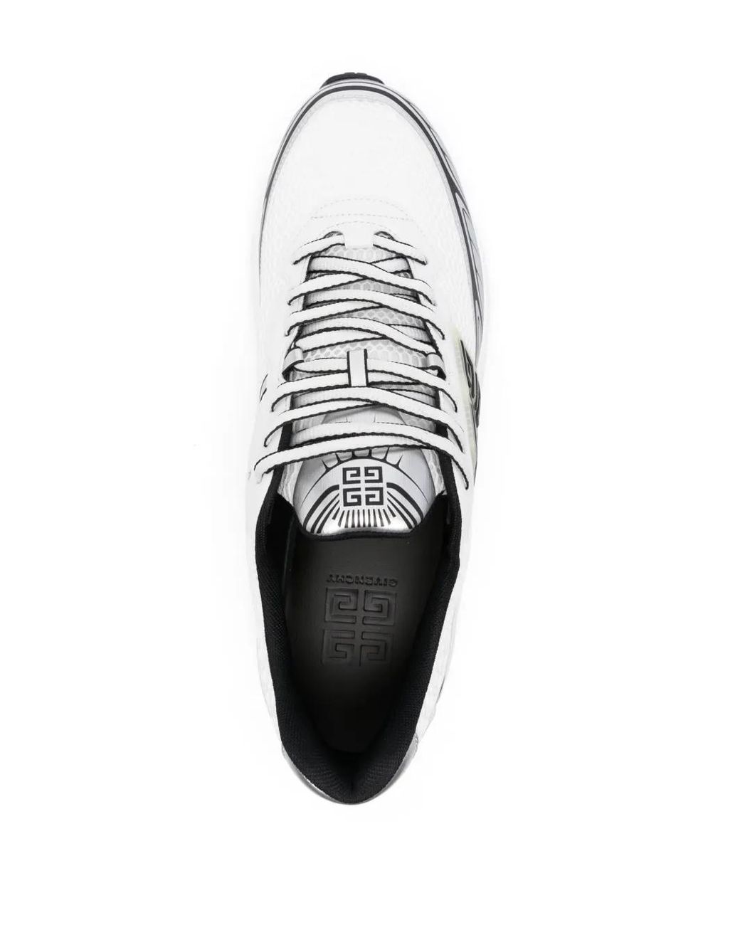 Givenchy White "Nfnty-52" Running Sneakers for men