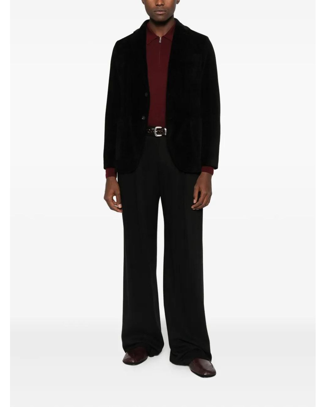 Circolo 1901 Black Single-Breasted Blazer for men