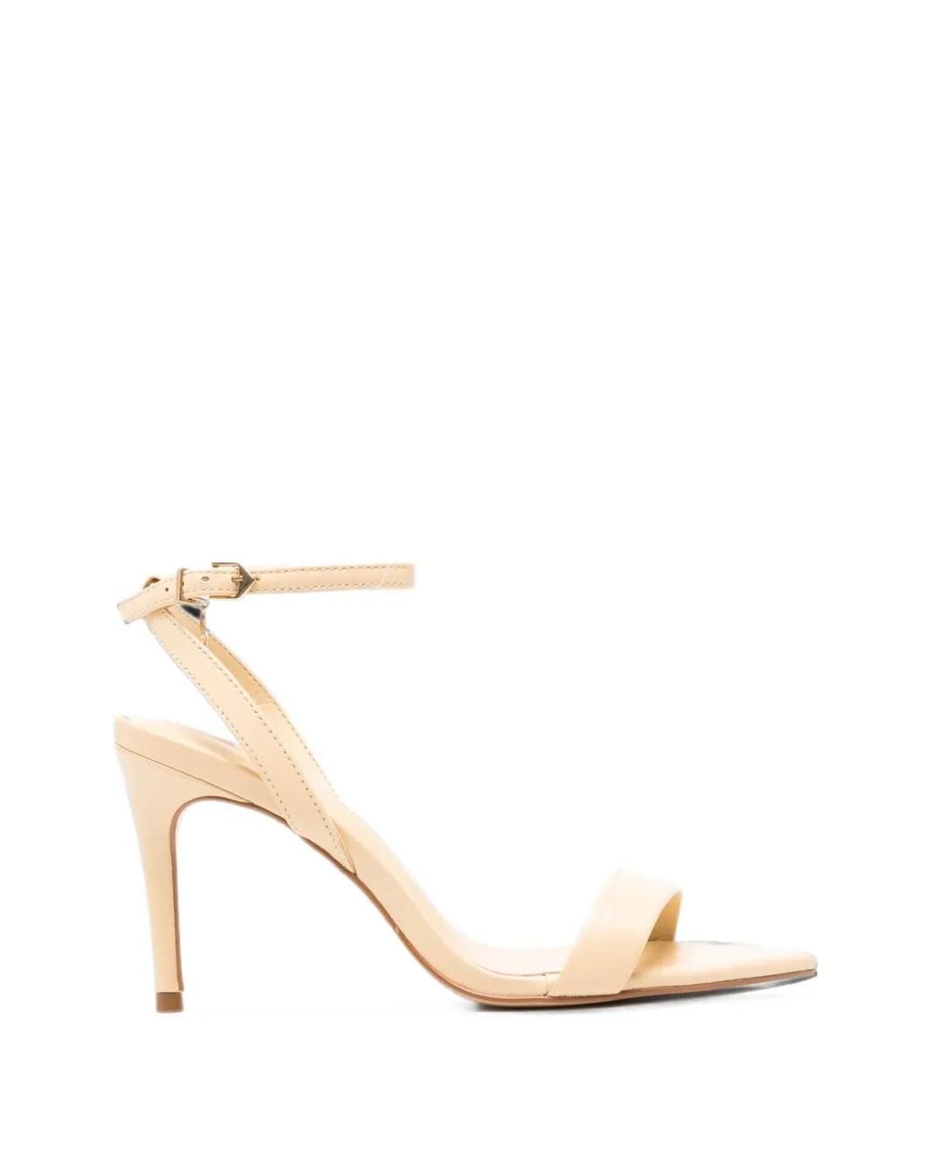 Carrano Natural Buckle-Fastening Pointed-Toe Sandals