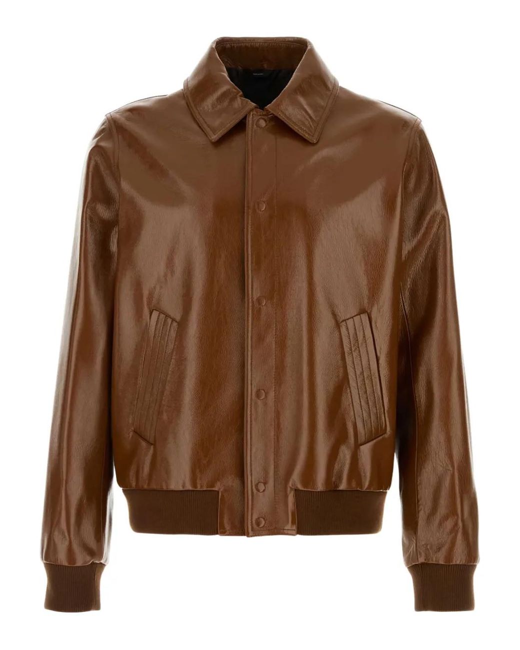 Fendi Leren Jack in het Brown voor heren