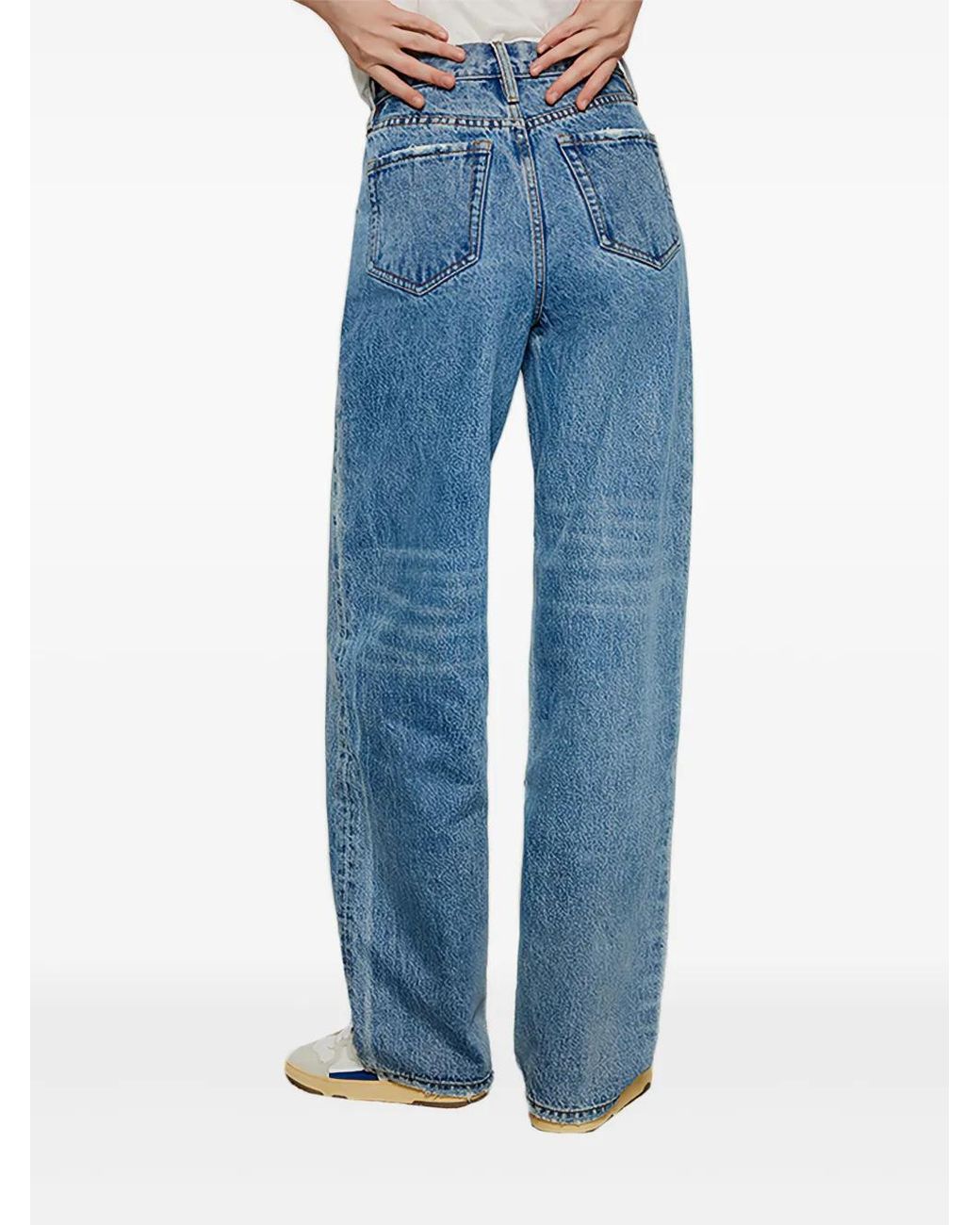 Hey Joanie Blue Logo-Patch Jeans