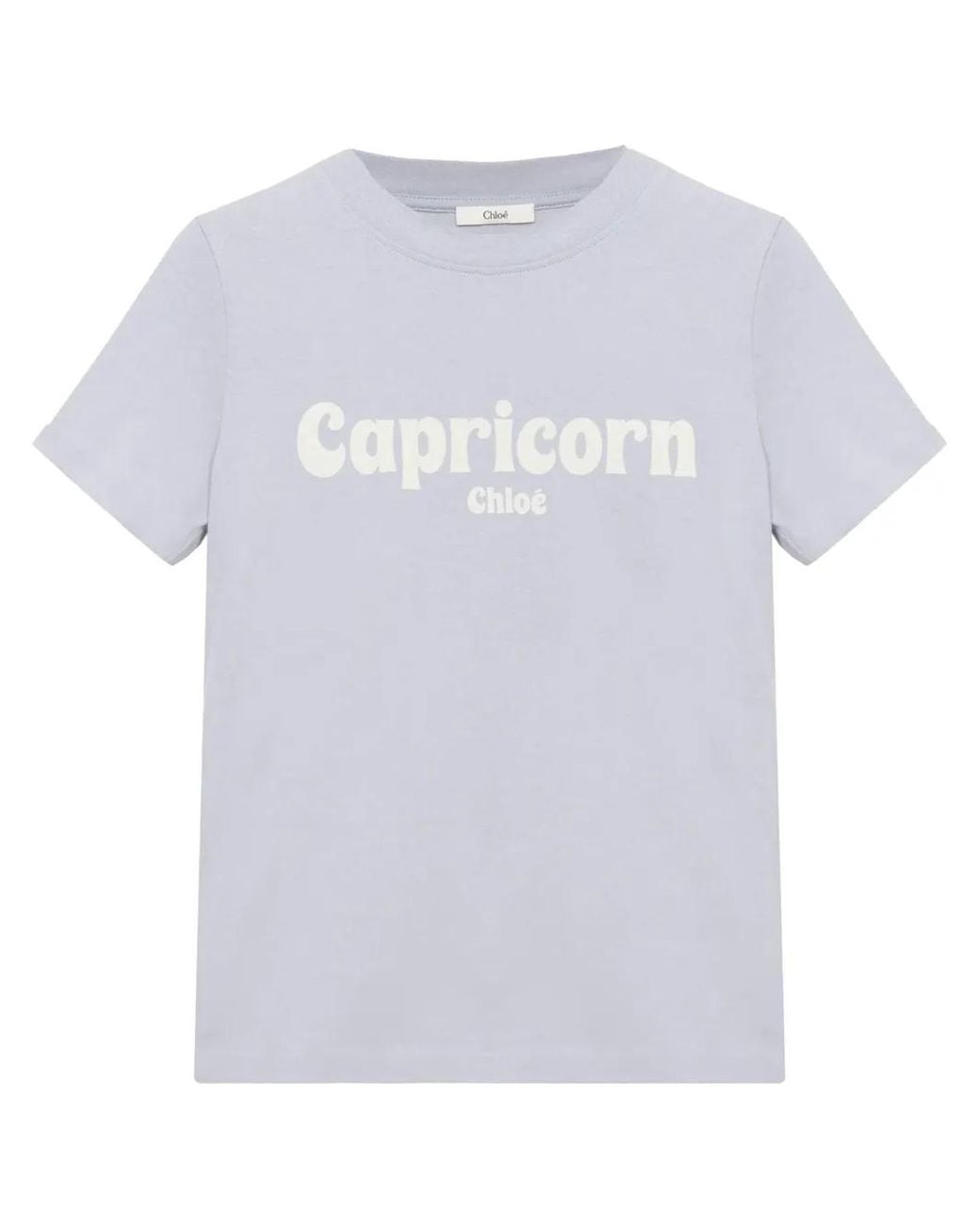 Chloé White Mc T-Shirt Capricorn Logo